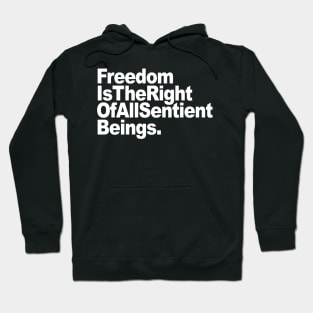 TF - Text - Freedom is the Right Hoodie